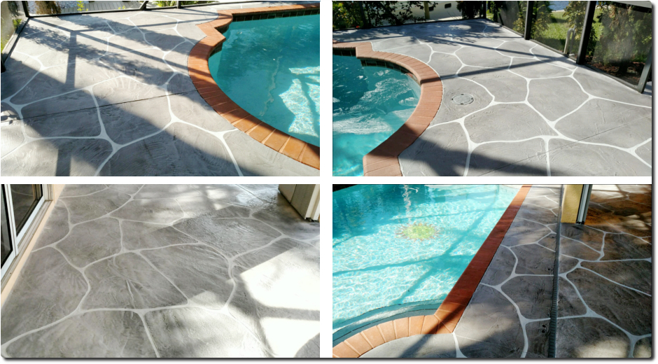 Concrete Landscape Curbing Cape Coral FL Pool Deck Resurfacing