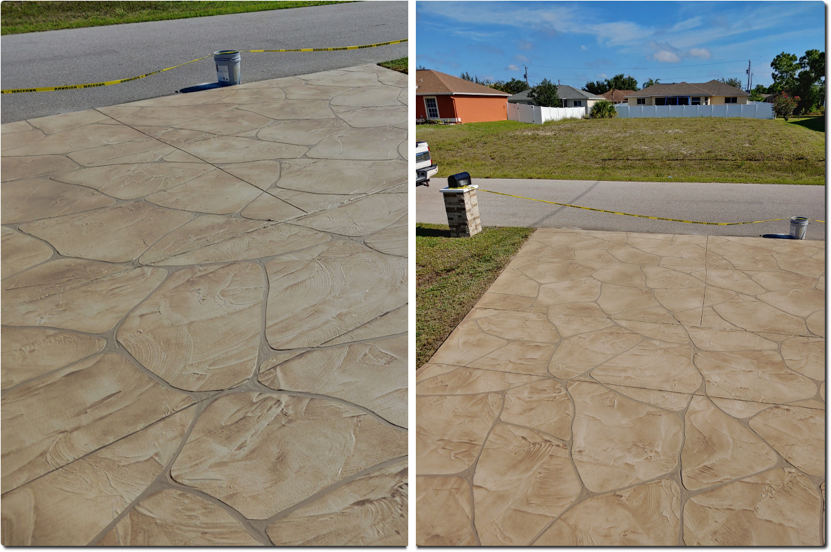 Decorative Concrete Curbing Fort Myers FL Driveway Resurfacing