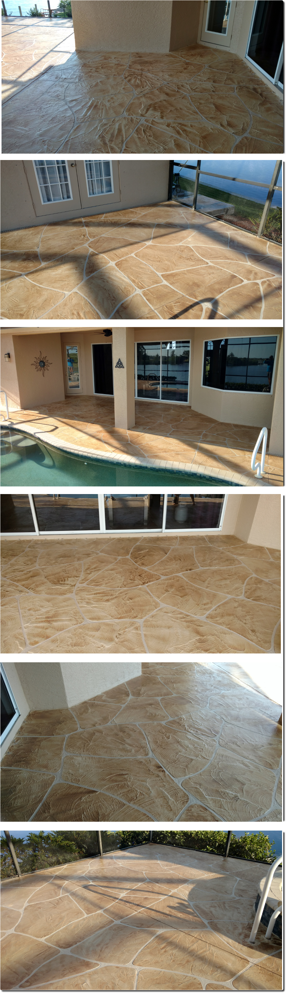 Concrete Landscape Curbing | Cape Coral FL | Pool Deck Resurfacing