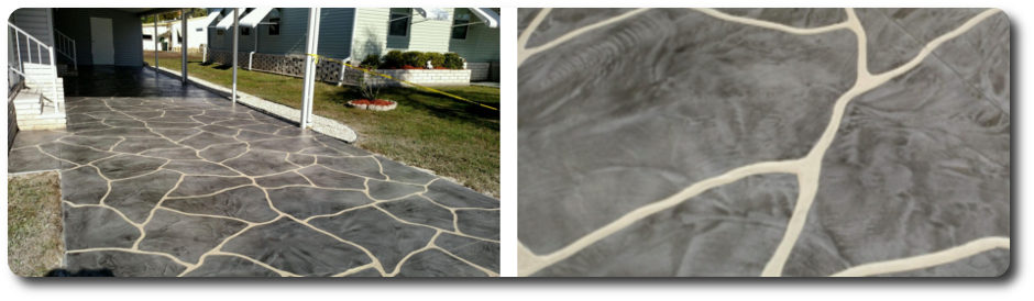 Decorative concrete Driveway N. Fort Myers, Florida