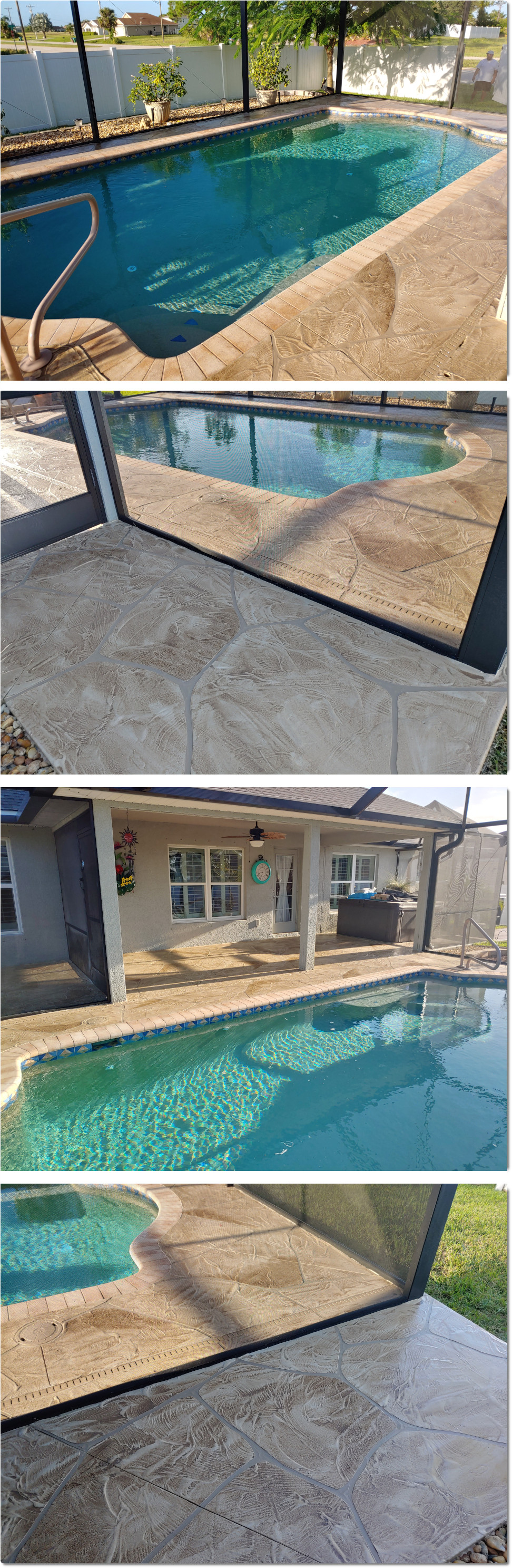 Pool Deck resurfacing in Cape Coral