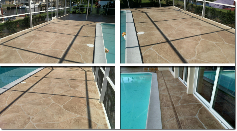 Concrete Landscaping Pool Deck