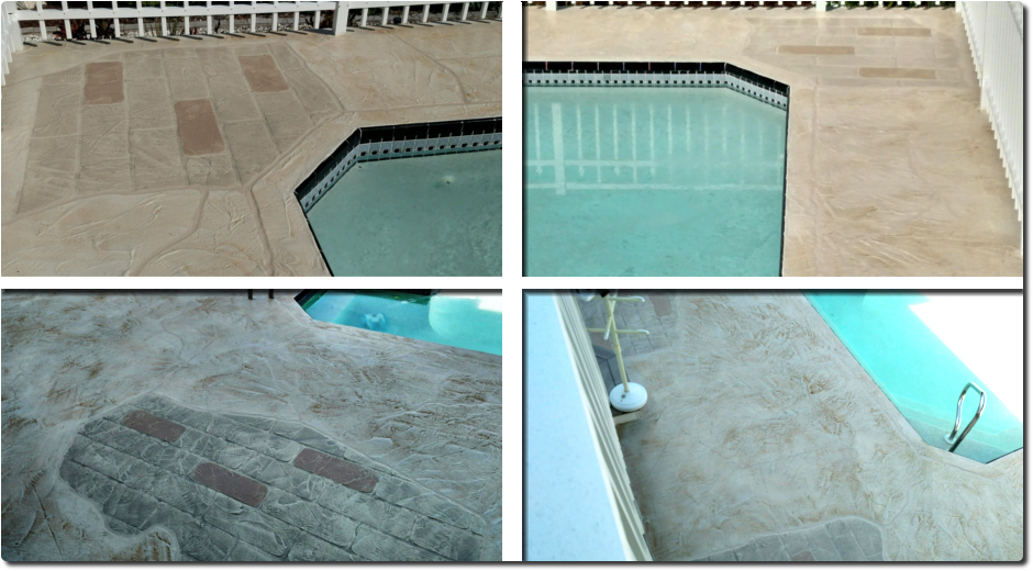 Concrete Landscaping Pool Deck