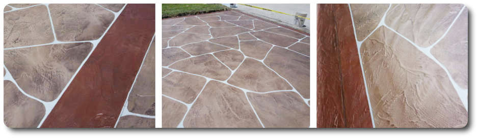 Decorative concrete Driveway