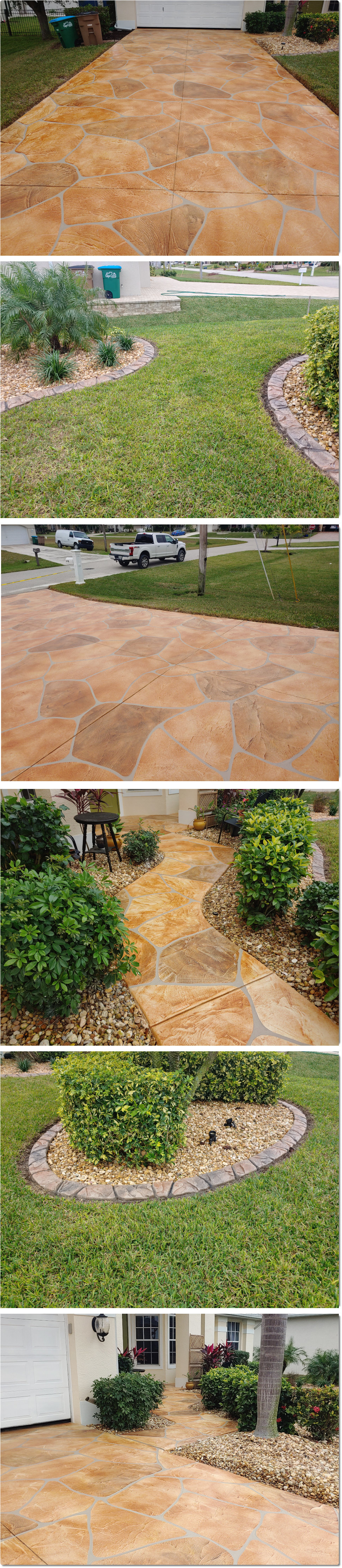 Concrete Driveway in Cape Coral Florida