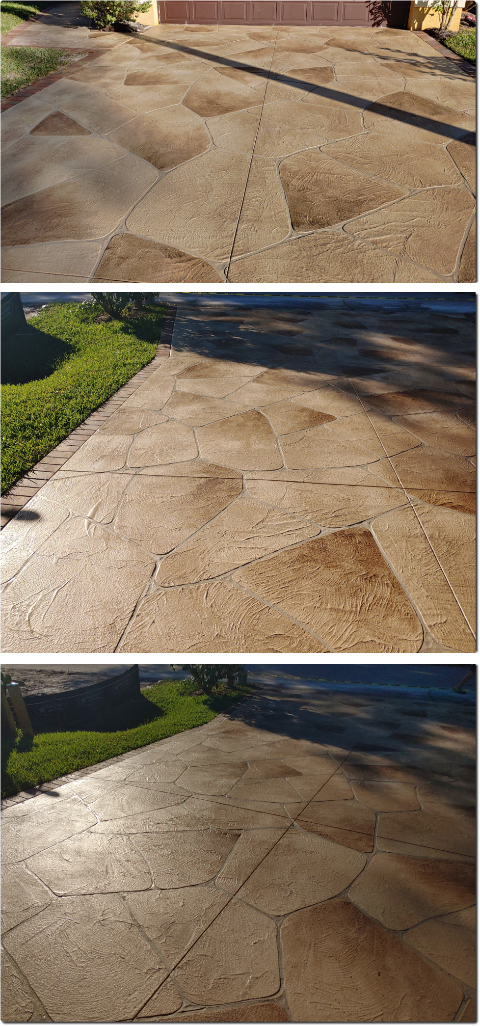 Concrete Driveway Stone Design Cape Coral