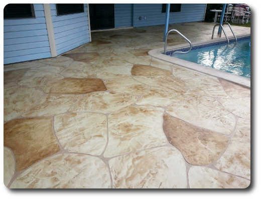 Decorative Concrete pool Deck Cape Coral FL